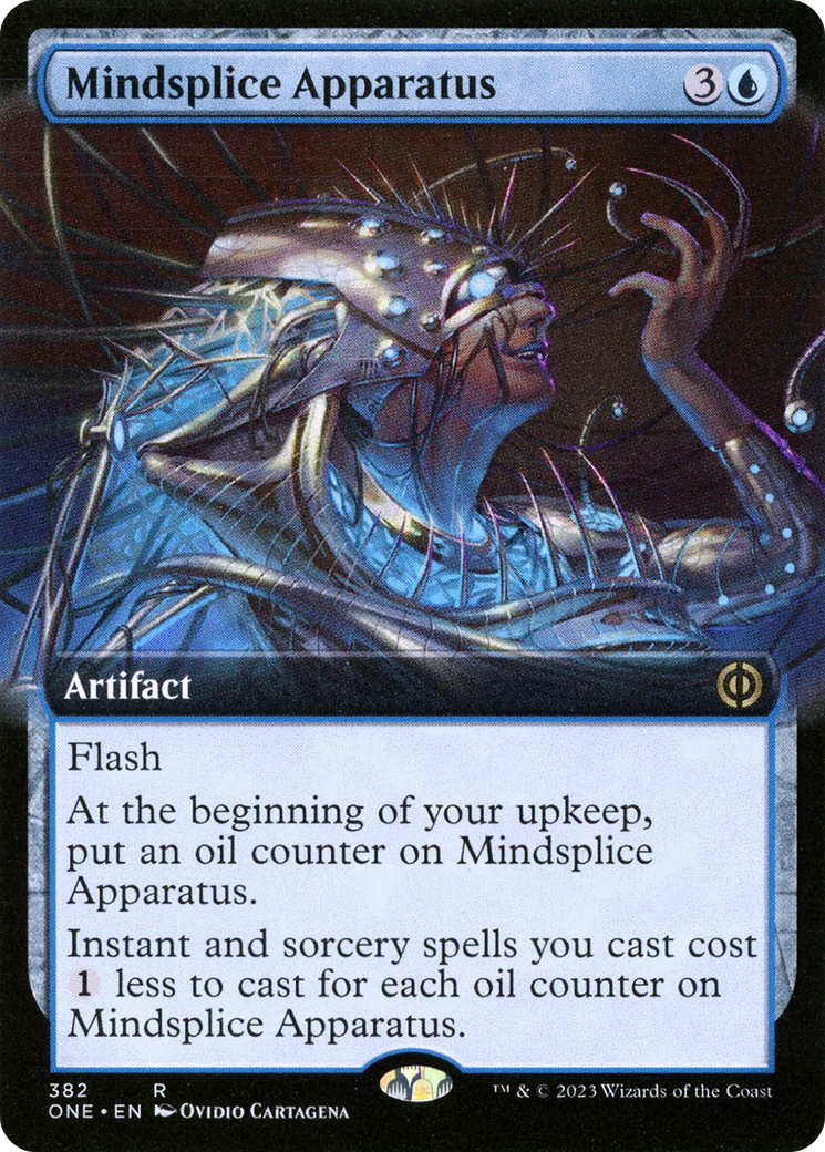 Mindsplice Apparatus (Extended Art) [Phyrexia: All Will Be One] - Destination Retro