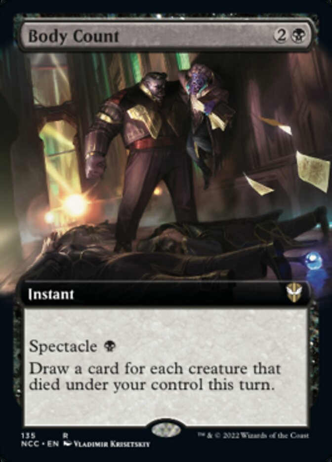 Body Count (Extended Art) [Streets of New Capenna Commander] - Destination Retro