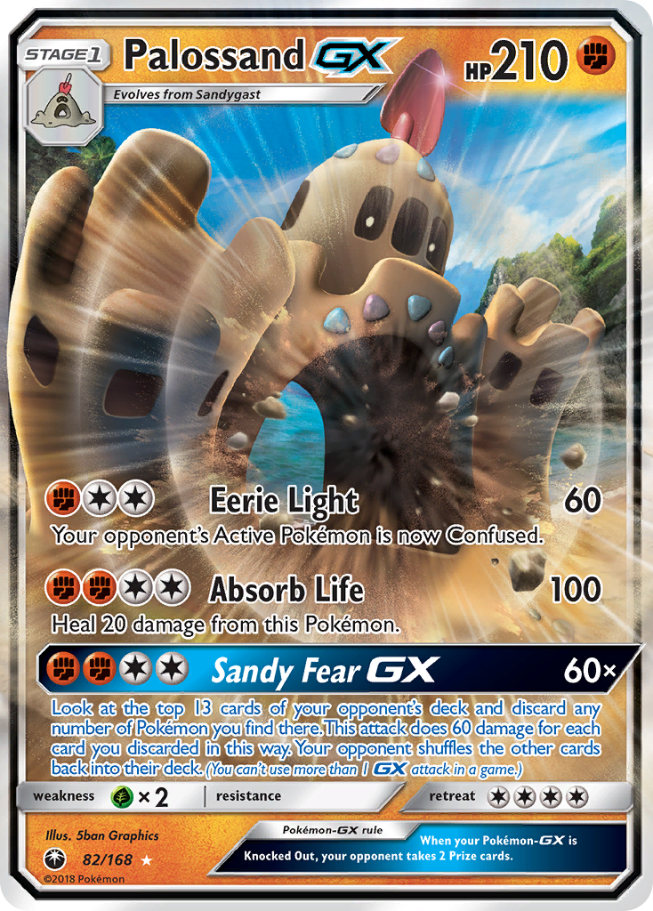 Palossand GX (82/168) [Sun & Moon: Celestial Storm] - Destination Retro