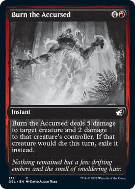 Burn the Accursed [Innistrad: Double Feature] - Destination Retro