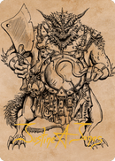 Thrakkus the Butcher Art Card (Gold-Stamped Signature) [Commander Legends: Battle for Baldur's Gate Art Series] - Destination Retro