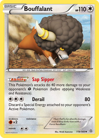 Bouffalant (119/160) [XY: Primal Clash] - Destination Retro