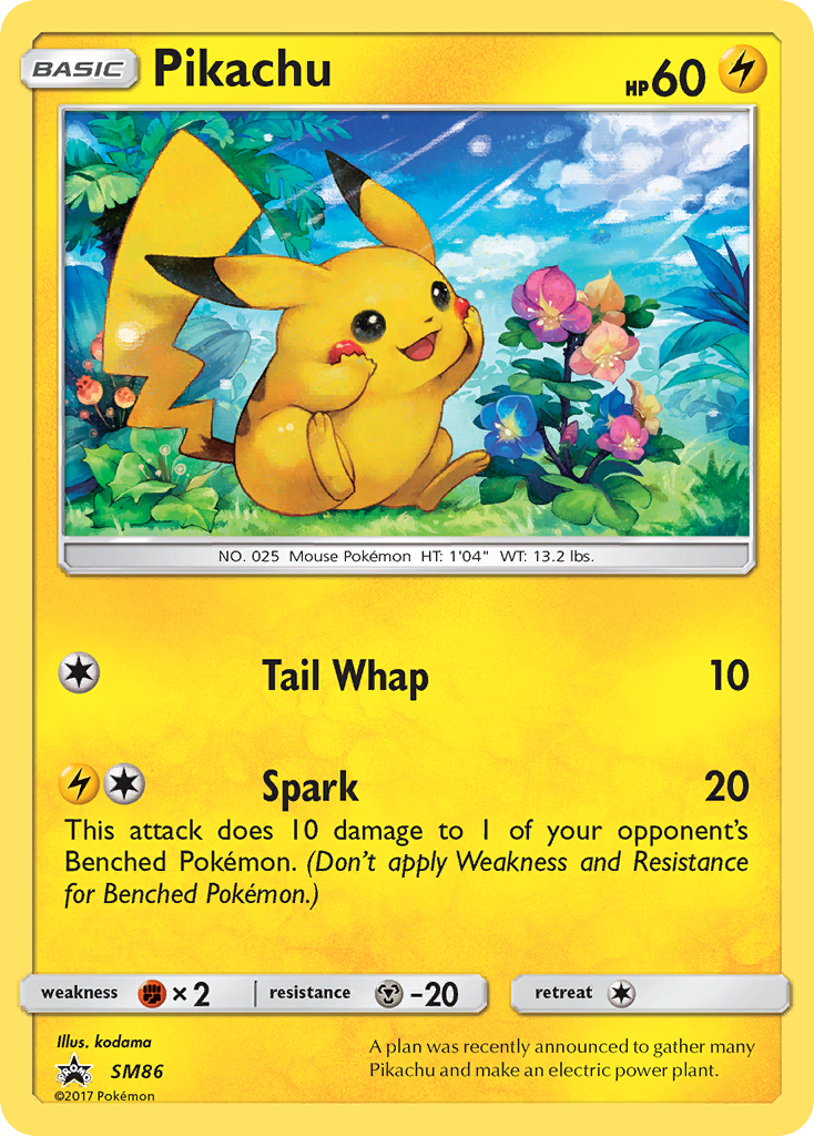 Pikachu (SM86) [Sun & Moon: Black Star Promos] - Destination Retro