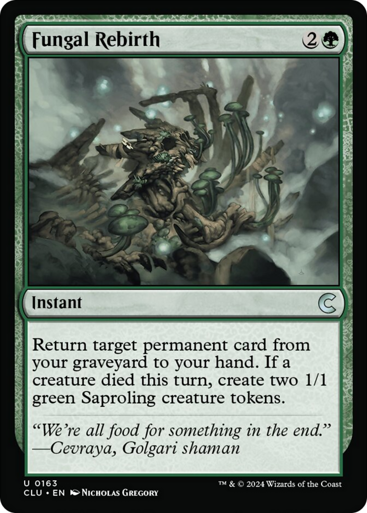 Fungal Rebirth [Ravnica: Clue Edition] - Destination Retro