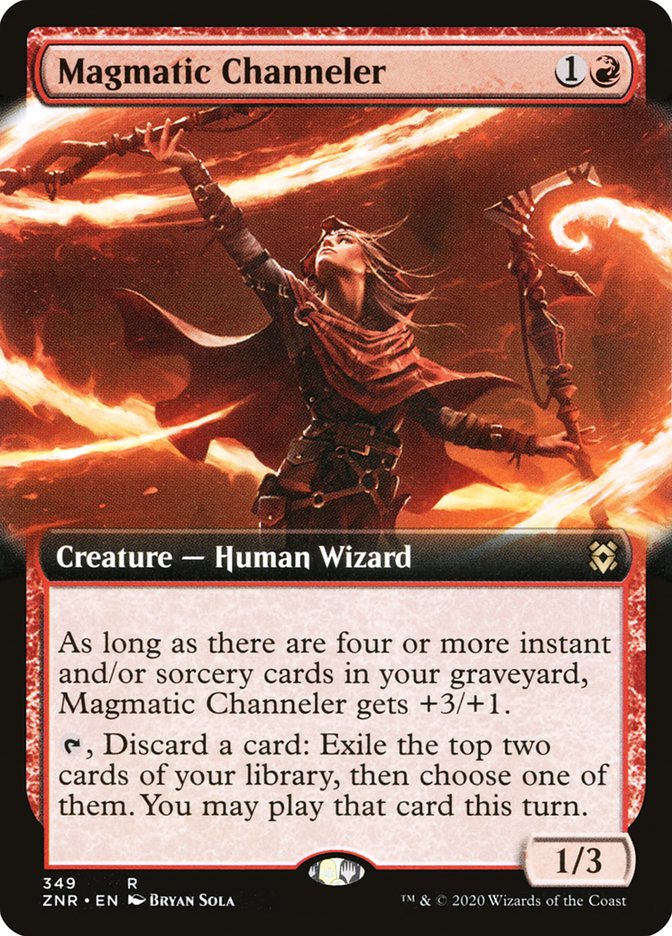 Magmatic Channeler (Extended Art) [Zendikar Rising] - Destination Retro