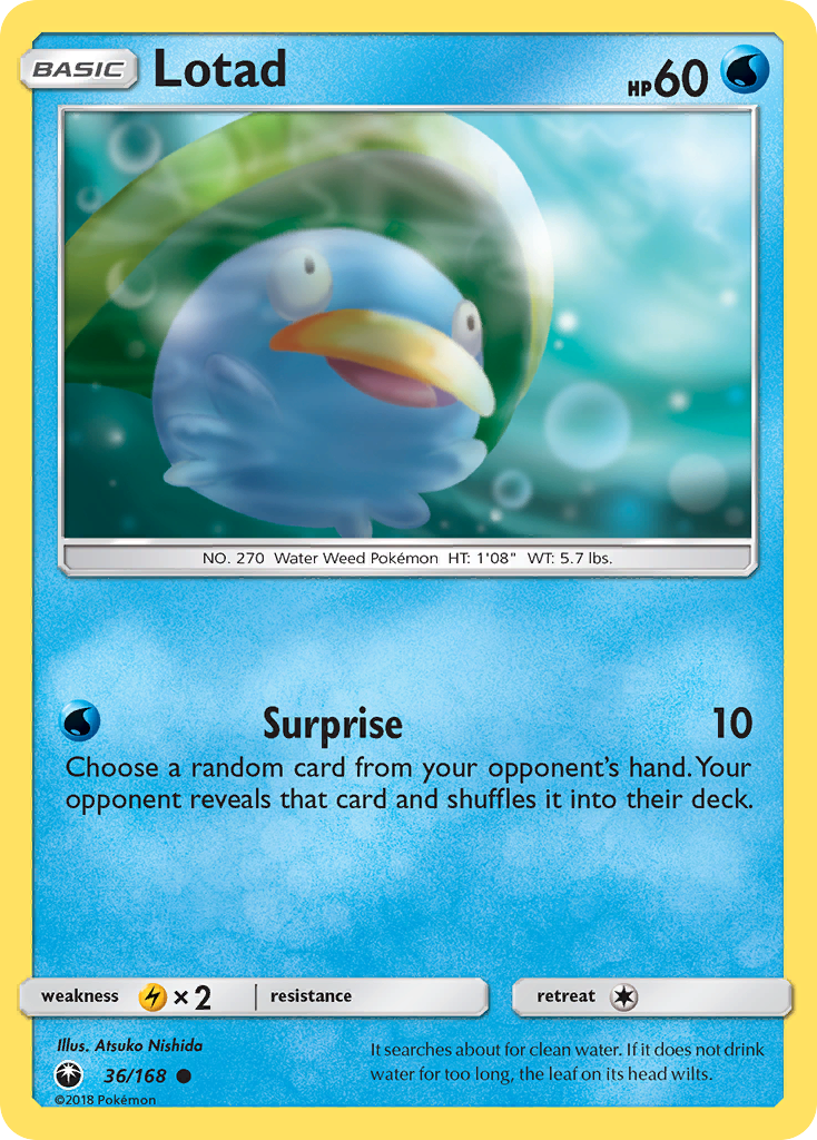 Lotad (36/168) [Sun & Moon: Celestial Storm] - Destination Retro