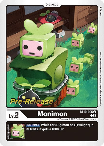 Monimon [BT10-005] [Xros Encounter Pre-Release Cards] - Destination Retro