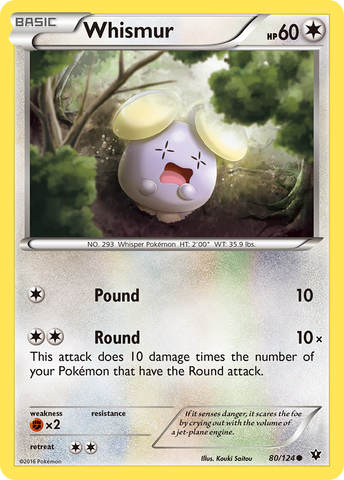 Whismur (80/124) [XY: Fates Collide] - Destination Retro