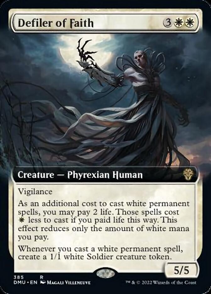 Defiler of Faith (Extended Art) [Dominaria United] - Destination Retro