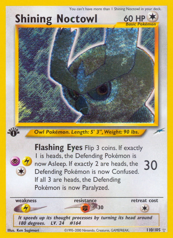 Shining Noctowl (110/105) [Neo Destiny 1st Edition] - Destination Retro