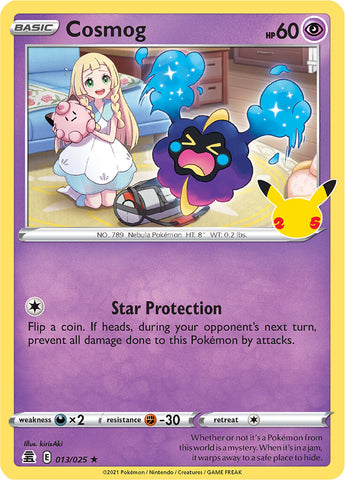 Cosmog (013/025) [Celebrations: 25th Anniversary] - Destination Retro