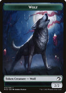 Wolf (013) // Clue (016) Double-sided Token [Challenger Decks 2022 Tokens] - Destination Retro