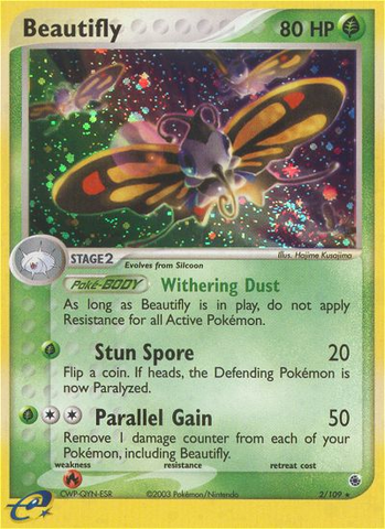 Beautifly (2/109) [EX: Ruby & Sapphire] - Destination Retro