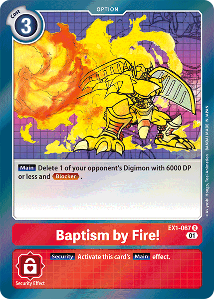 Baptism by Fire! [EX1-067] [Classic Collection] - Destination Retro