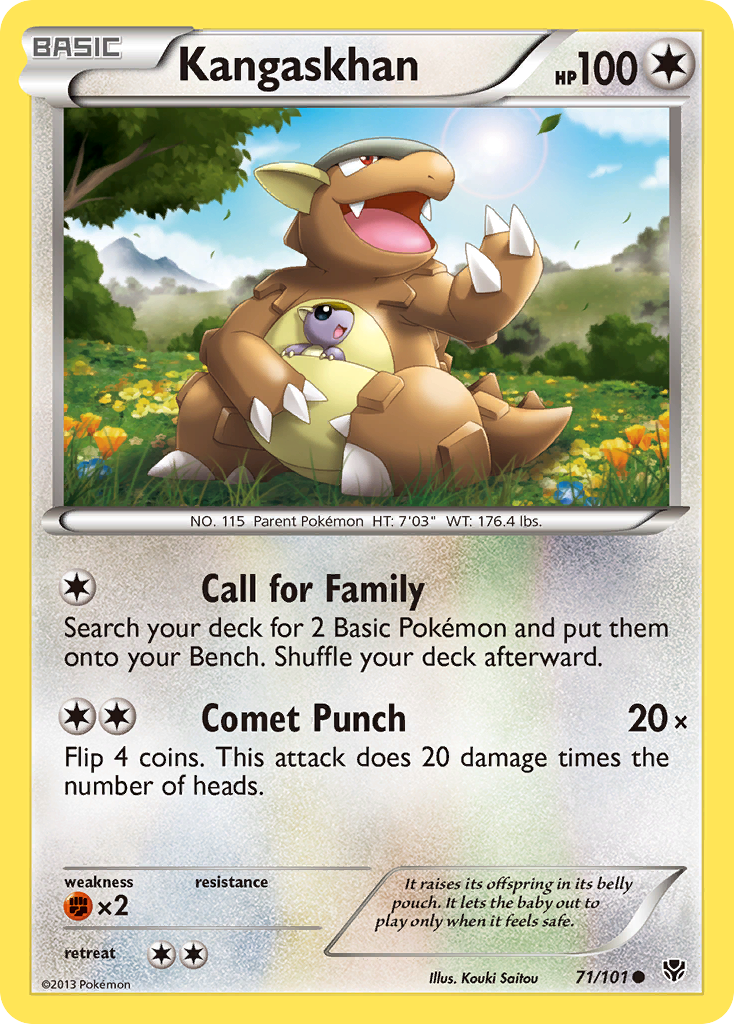 Kangaskhan (71/101) [Black & White: Plasma Blast] - Destination Retro