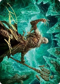 Draugr Necromancer Art Card (Gold-Stamped Signature) [Kaldheim: Art Series] - Destination Retro