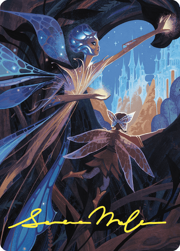 Kindred Discovery Art Card (Gold-Stamped Signature) [Wilds of Eldraine Art Series] - Destination Retro