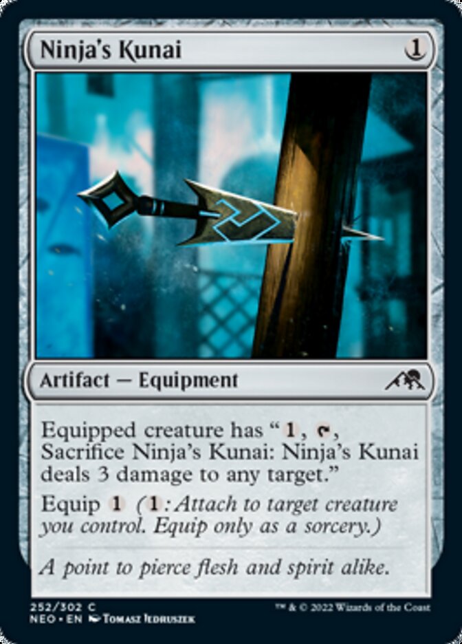 Ninja's Kunai [Kamigawa: Neon Dynasty] - Destination Retro