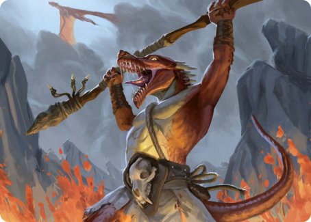 Kobold Art Card [Dungeons & Dragons: Adventures in the Forgotten Realms Art Series] - Destination Retro