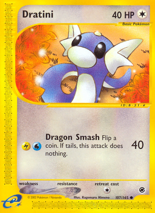Dratini (107/165) [Expedition: Base Set] - Destination Retro