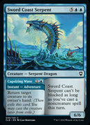 Sword Coast Serpent // Capsizing Wave [Commander Legends: Battle for Baldur's Gate] - Destination Retro