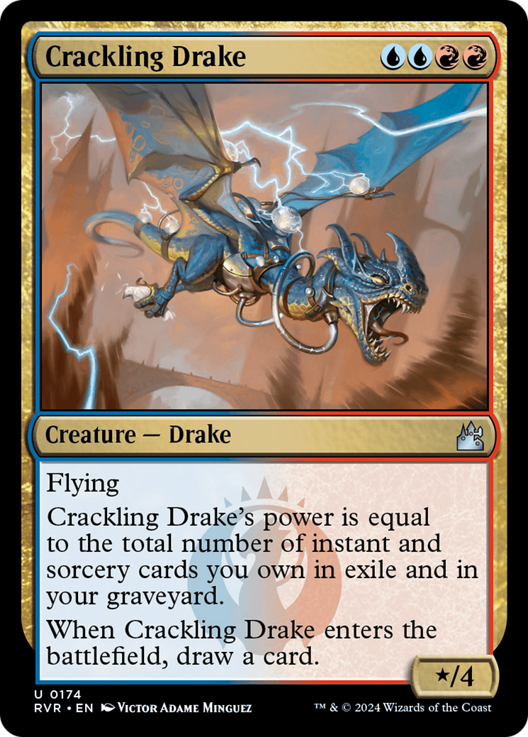 Crackling Drake [Ravnica Remastered] - Destination Retro