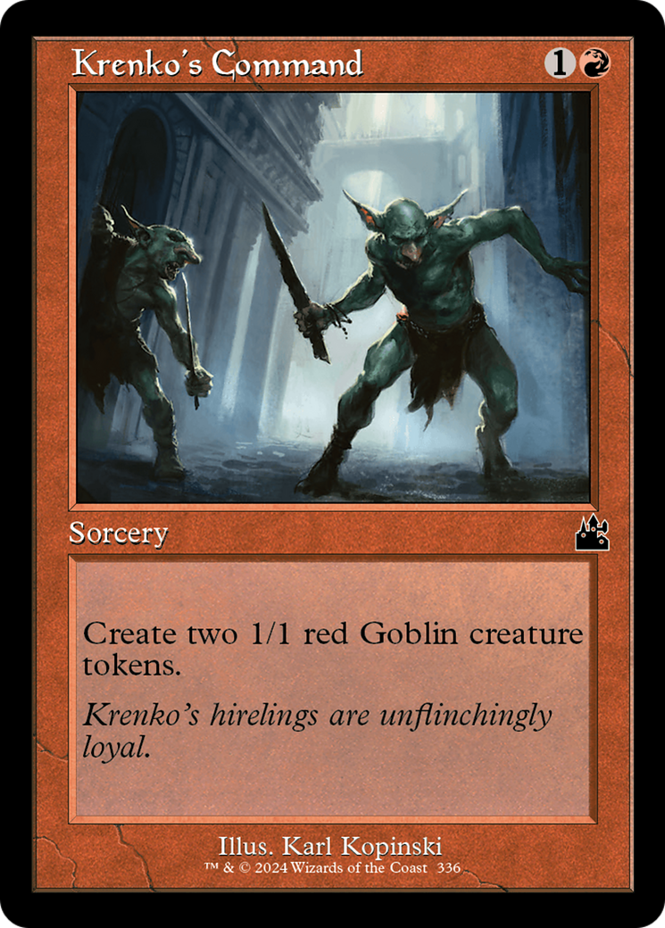 Krenko's Command (Retro Frame) [Ravnica Remastered] - Destination Retro