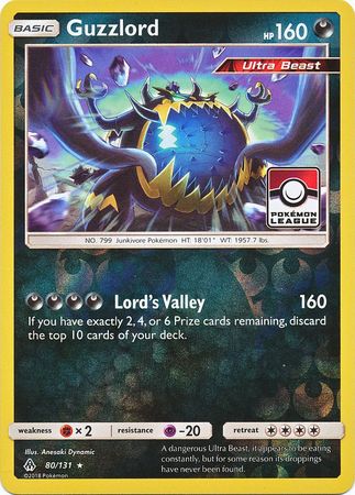 Guzzlord (80/131) (League Promo) [Sun & Moon: Forbidden Light] - Destination Retro