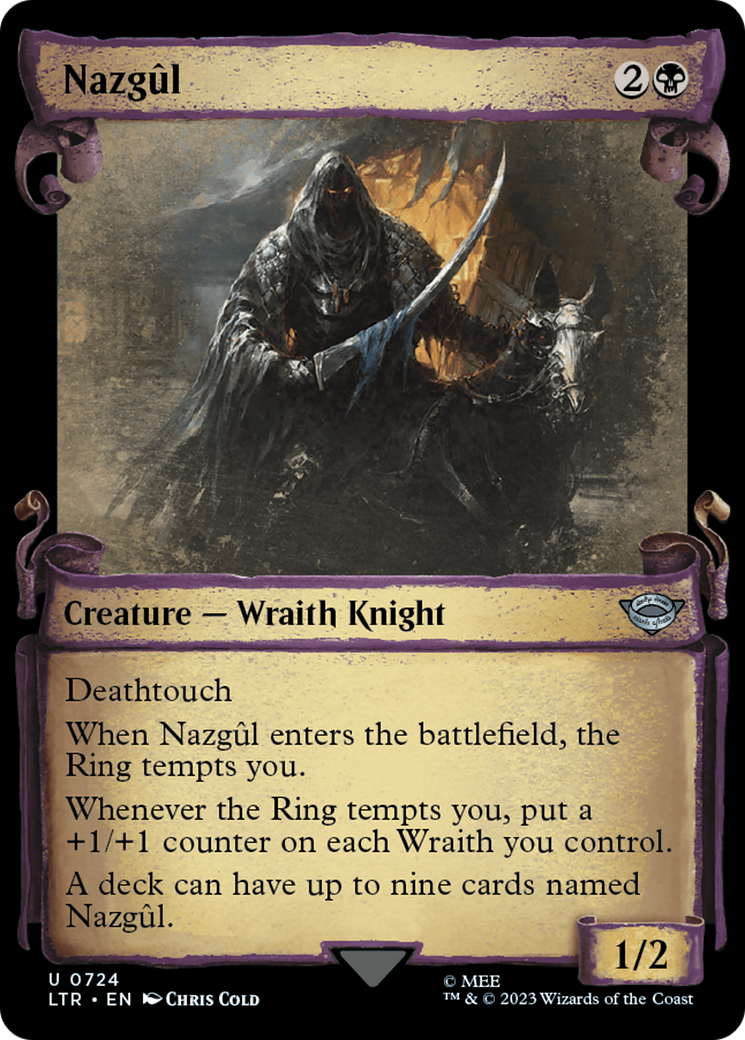 Nazgul (0724) [The Lord of the Rings: Tales of Middle-Earth Showcase Scrolls] - Destination Retro
