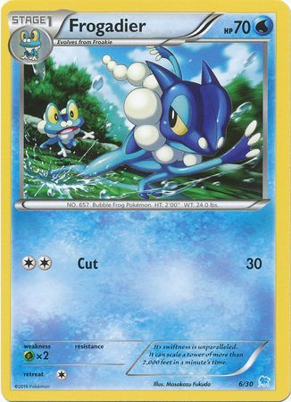 Frogadier (6/30) [XY: Trainer Kit - Pikachu Libre & Suicune] - Destination Retro