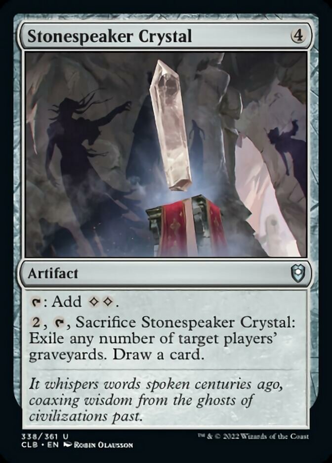 Stonespeaker Crystal [Commander Legends: Battle for Baldur's Gate] - Destination Retro