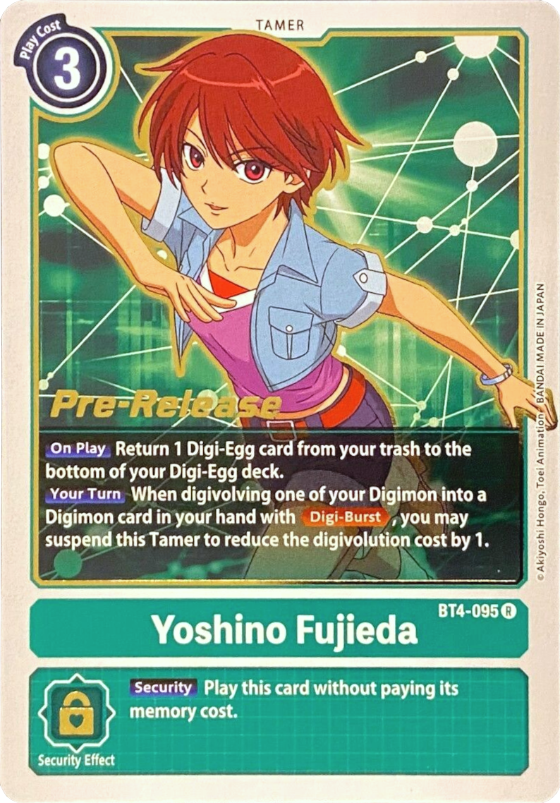 Yoshino Fujieda [BT4-095] [Great Legend Pre-Release Promos] - Destination Retro