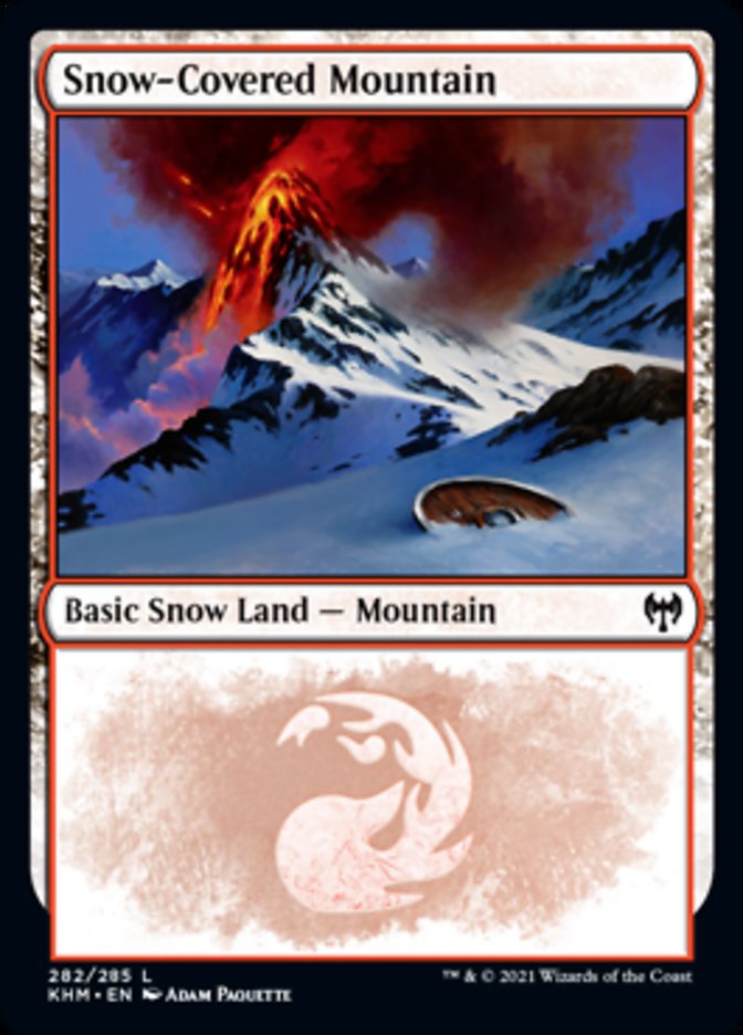 Snow-Covered Mountain (282) [Kaldheim] - Destination Retro