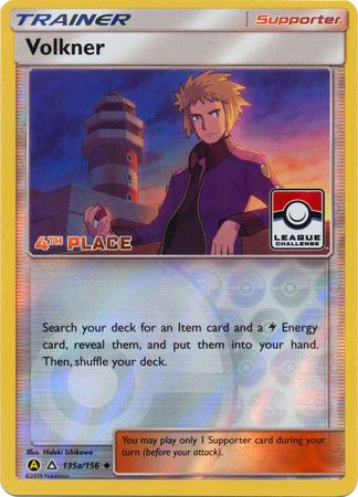 Volkner (135a/156) (League Challenge 4th Place) [Sun & Moon: Ultra Prism] - Destination Retro