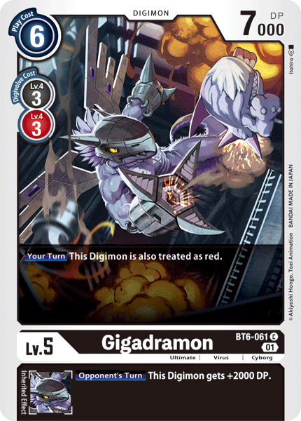 Gigadramon [BT6-061] [Double Diamond] - Destination Retro