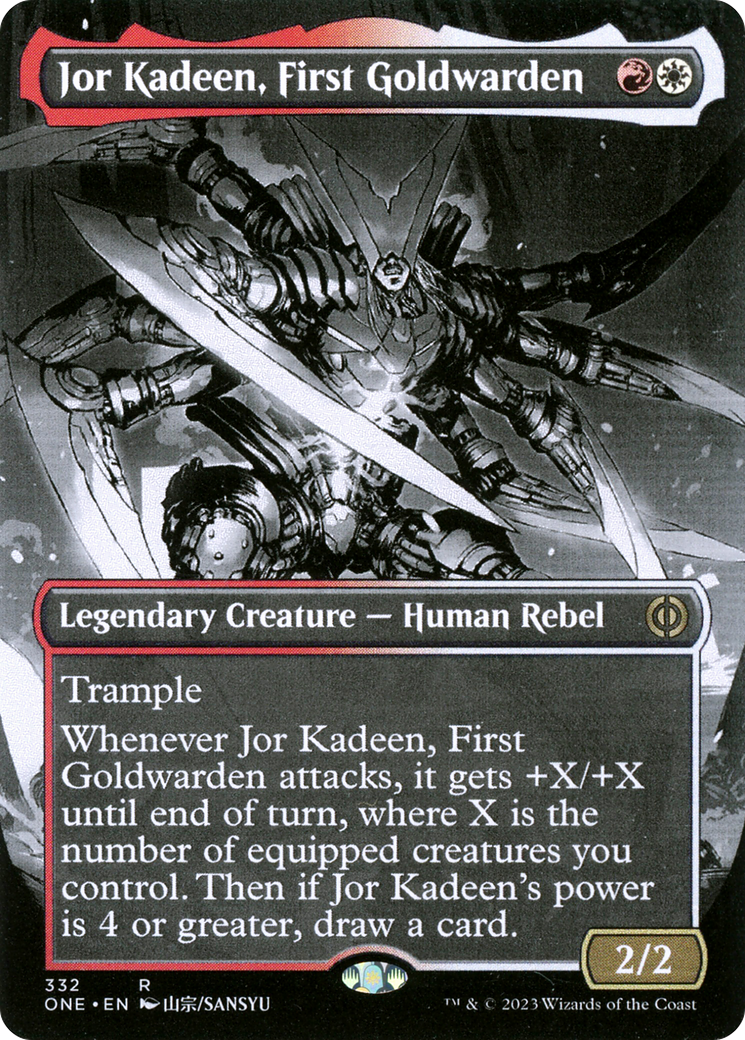 Jor Kadeen, First Goldwarden (Borderless Manga) [Phyrexia: All Will Be One] - Destination Retro