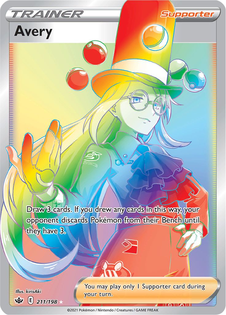 Avery (211/198) [Sword & Shield: Chilling Reign] - Destination Retro