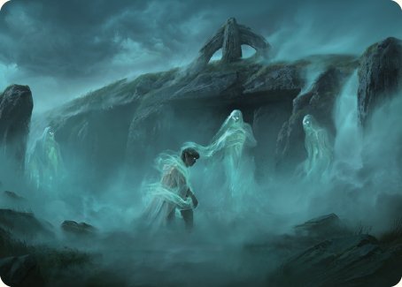 Fog on the Barrow-Downs Art Card [The Lord of the Rings: Tales of Middle-earth Art Series] - Destination Retro