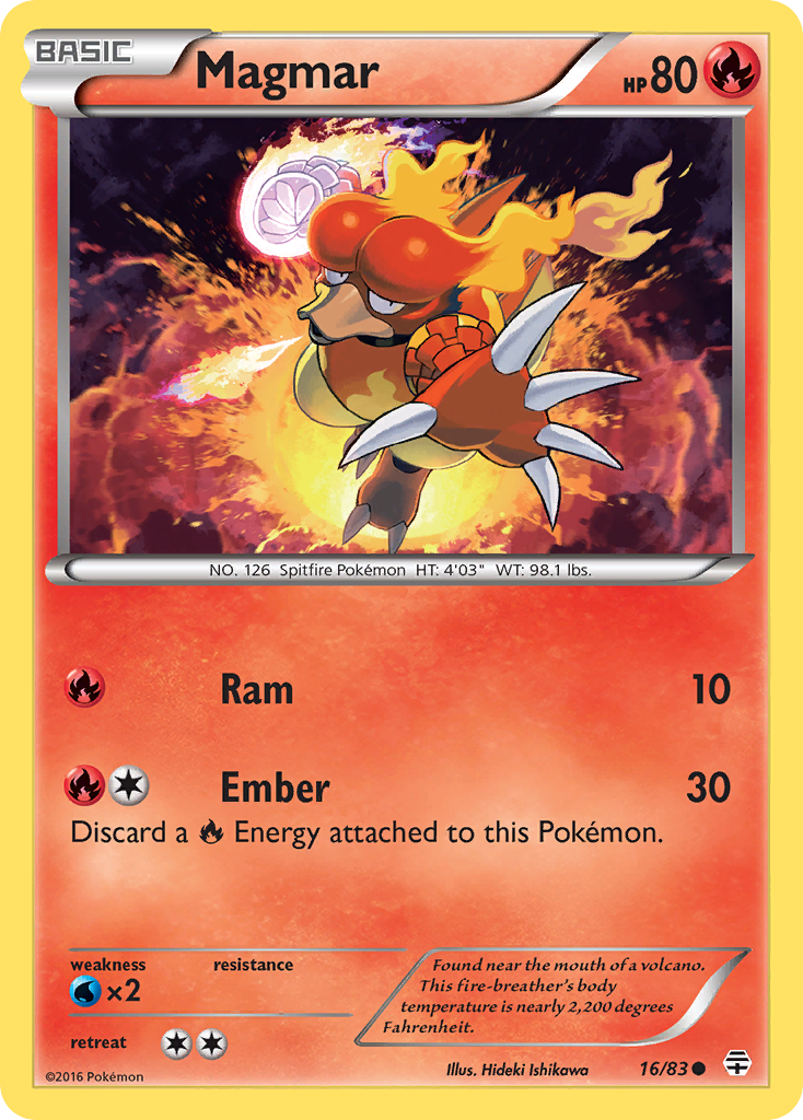 Magmar (16/83) [XY: Generations] - Destination Retro