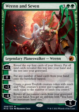 Wrenn and Seven (Promo Pack) [Innistrad: Midnight Hunt Promos] - Destination Retro