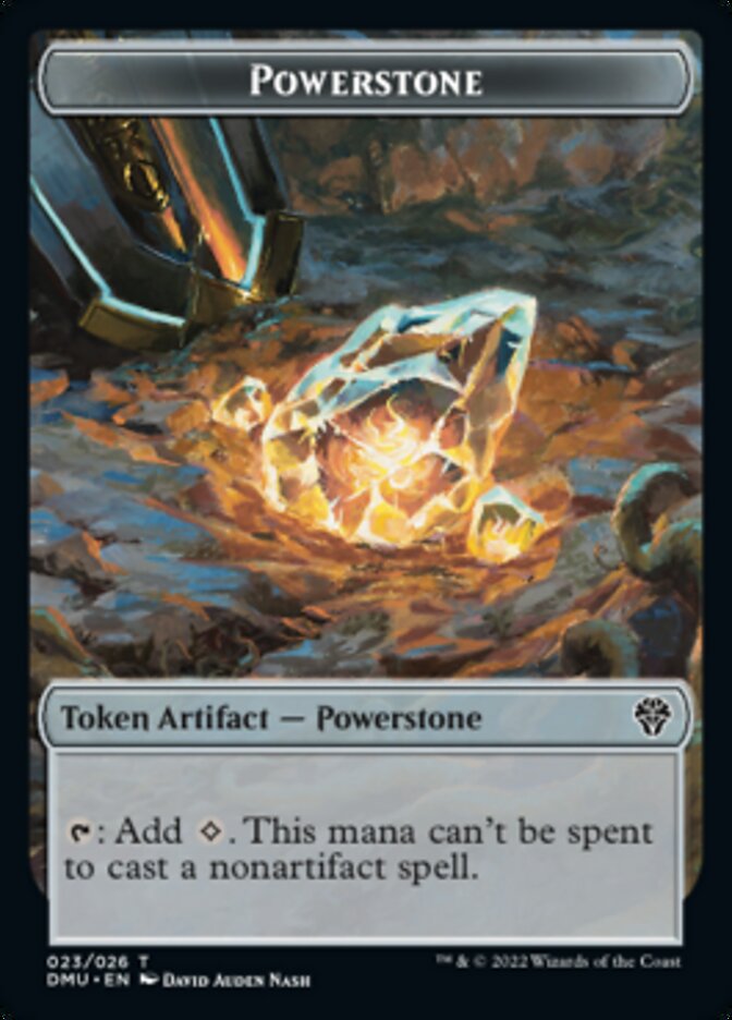 Powerstone Token [Dominaria United Tokens] - Destination Retro