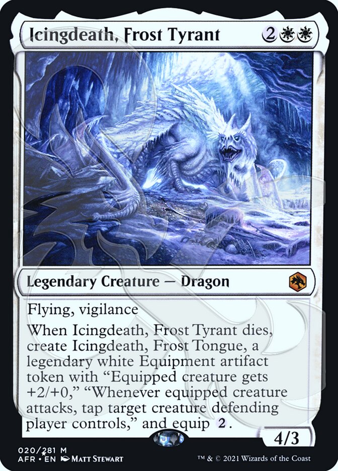 Icingdeath, Frost Tyrant (Ampersand Promo) [Dungeons & Dragons: Adventures in the Forgotten Realms Promos] - Destination Retro