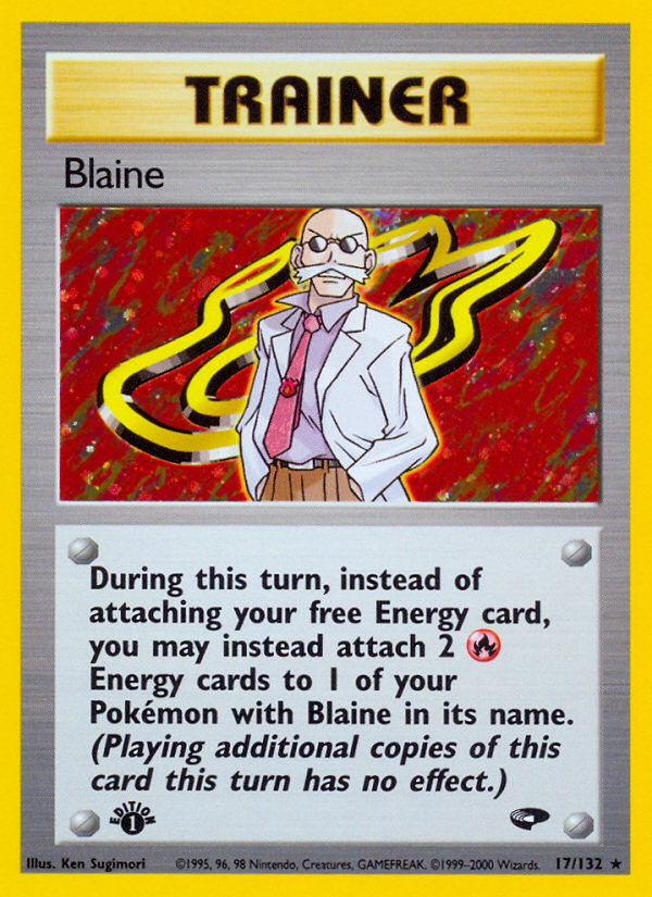 Blaine (17/132) [Gym Challenge 1st Edition] - Destination Retro