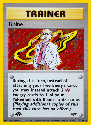 Blaine (17/132) [Gym Challenge 1st Edition] - Destination Retro