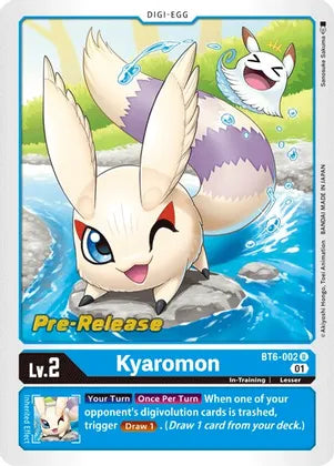 Kyaromon [BT6-002] [Double Diamond Pre-Release Cards] - Destination Retro