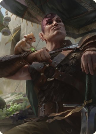 Minsc & Boo, Timeless Heroes Art Card (38) [Commander Legends: Battle for Baldur's Gate Art Series] - Destination Retro