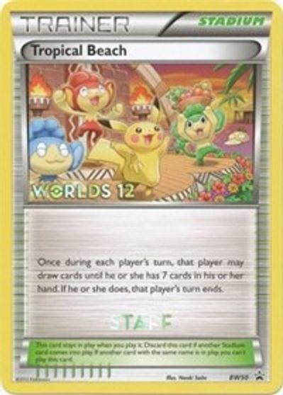 Tropical Beach (BW50) (Staff) [Black & White: Black Star Promos] - Destination Retro