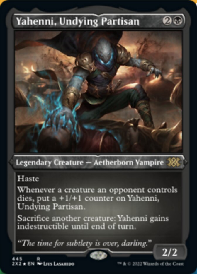 Yahenni, Undying Partisan (Foil Etched) [Double Masters 2022] - Destination Retro