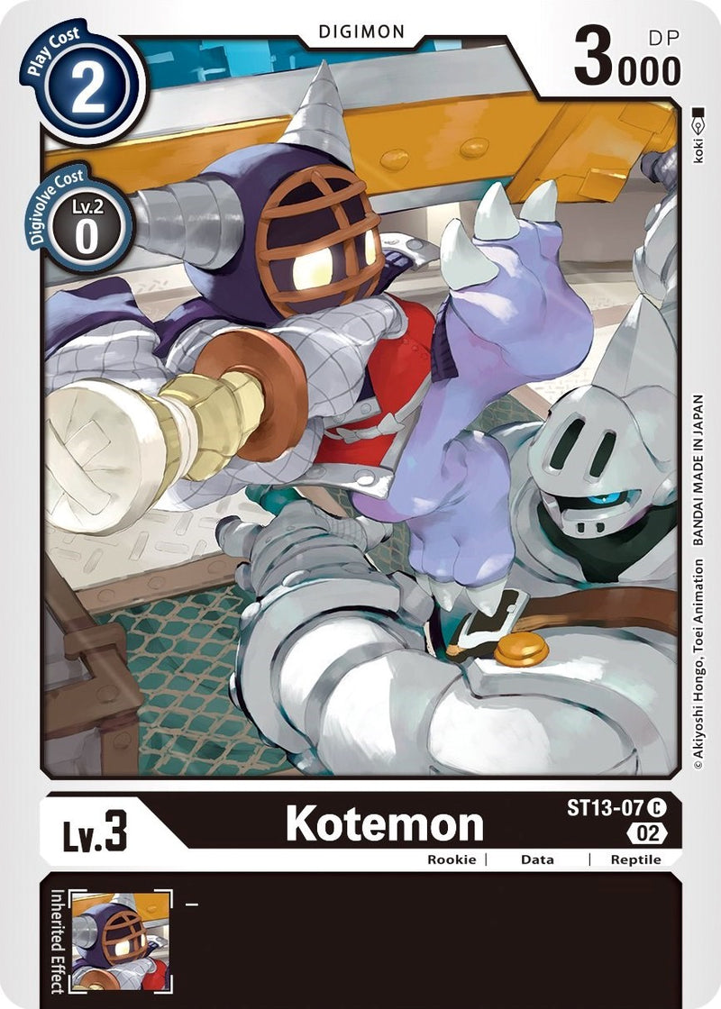 Kotemon [ST13-07] [Starter Deck: Ragnaloardmon] - Destination Retro