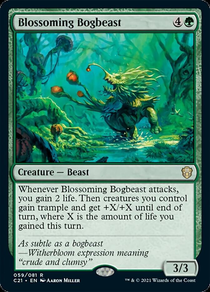Blossoming Bogbeast [Commander 2021] - Destination Retro